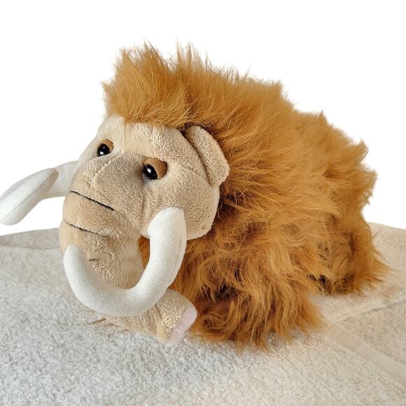 Ganz Webkinz Mammoth Plush 12" Brown Woolly Stuffed Animal Toy GANZ WEBKINZ - Picture 5 of 14